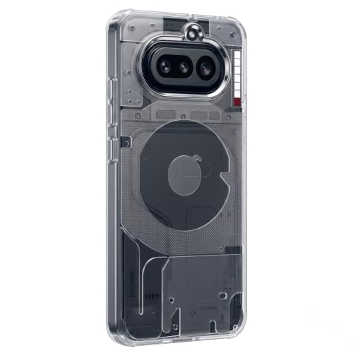 Image of NIUKIN Transparent Slim-Fit Soft Back Case for Nothing Phone 4a 5G | 360 Degree Protection | Silicon Shockproof Cover (Design 02)