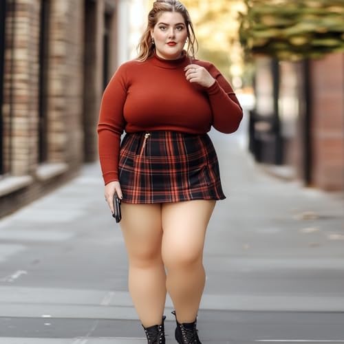 WiliW Suspender Pantyhose for Women Plus Size Garter Belt Sheer Tights Sexy Thigh High Stockings4