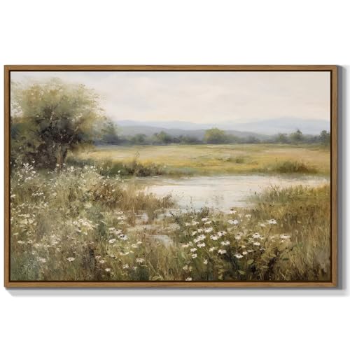Poster encadré fleurs sauvages pour créer un havre de paix dans votre chambre