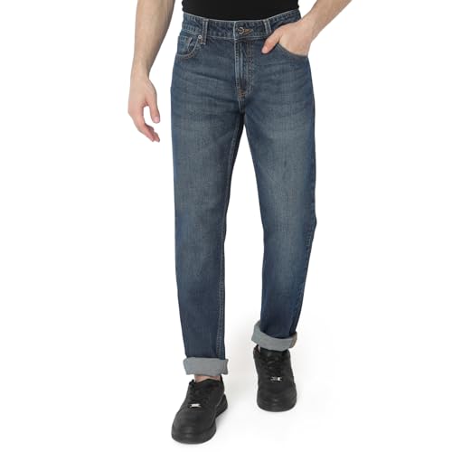 Image of Spykar Men's Mid Rise Regular Jeans