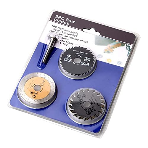 Buy MLD 3 Pcs 54.8 mm HSS Mini Wood Circular Saw Blade Cutting Blade