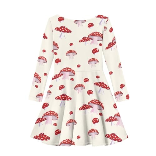 Modysero Casual Spring Fall Winter Long Sleeve Dresses Flared Dress Twirly Fit and Flare Skater Dress2