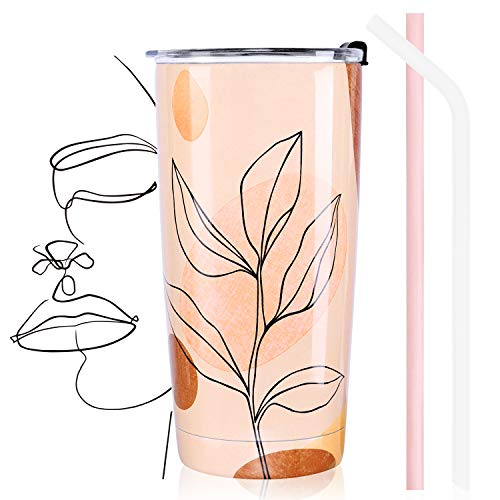 NymphFable 560ML Mug Isotherme de Voyage Travel Mug Thermos Cafe Dessin de Fille à Tasse Thermos Double Paroi