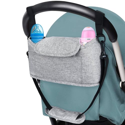 Stor storlek baby buggy barnvagn organiseringsväskor barnvagn mamma förvaringsväska kopp flaskhållare multifunktion universell...