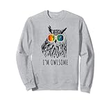 Photo Gallery i m owlsome cute owl t-shirt women, girls, owl lover gifts felpa Photo Gallery i m owlsome cute owl t-shirt women, girls, owl lover gifts felpa