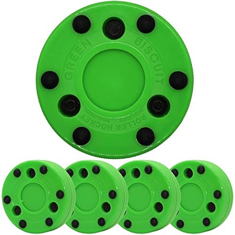 Green Biscuit Roller Hockey Puck 4 Stück grün Cover