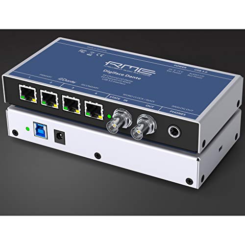RME Digiface Dante Dante/MADI/USB 3.0 I[fBIC^[tF[X 128C`/128o 24rbg/192kHz wbhzo [NNbN I/O oXp[