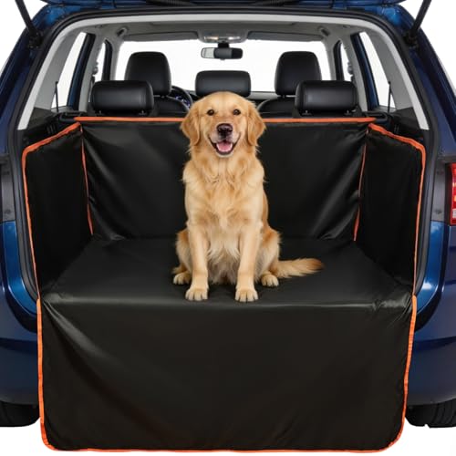 AUYAO Protection Coffre Voiture Chien, Universel Housse de Protection Couverture Imperméable et Facile à Nettoyer, Résistant et Durables, avec Protection...
