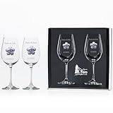 JOYERIA EL FARO | Copas de vino personalizadas | Estuche premium incluido | Brinda y celebra el amor (Infinito) (Alianzas)