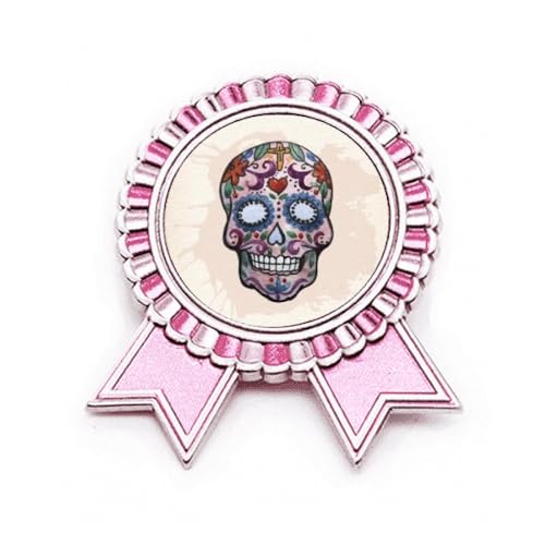 Broche Mexique violette métal M motif culturel national pour vêtement femme