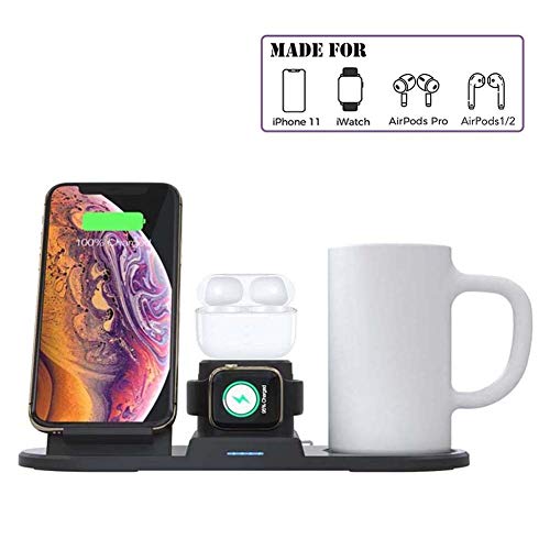 Mug Warmer, Coffee Warmer Wireless Charger, Constant Cup for Keeping Warm, 3 in