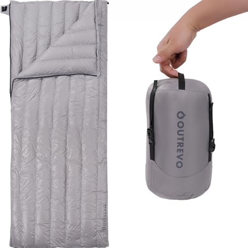 OUTREVO ダウン封筒型シュラフ 連結モデル