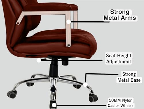Image of Ultra Luxury Head Support Chair (Brown Shine HOLK FOAN)