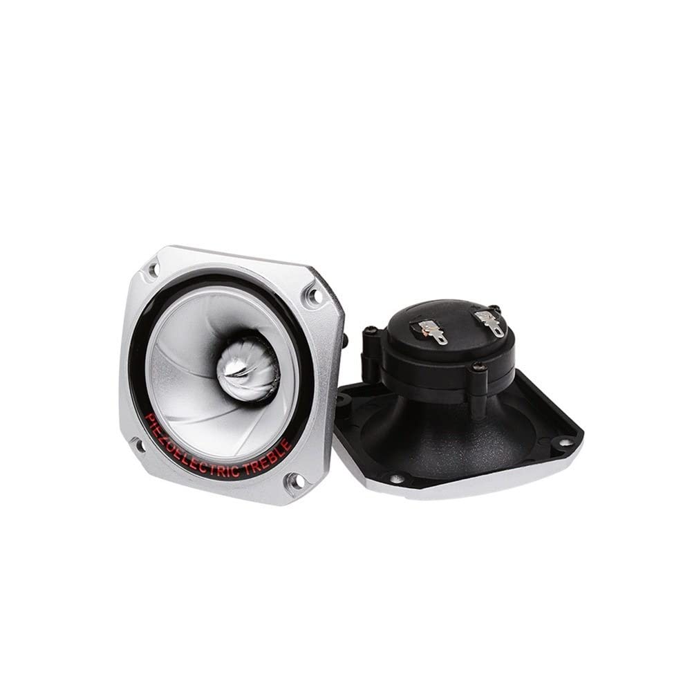 Element Tweeter 2Pcs Tweeter Piezo Audio Speakers 100W Treble Buzzer Speaker Piezoelectric Music Loudspeaker DIY for Sound System