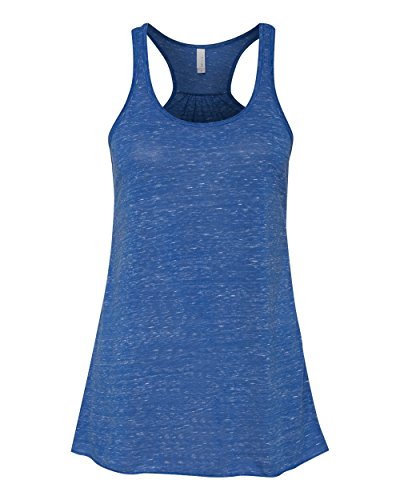 Bella + Canvas Womens 3.7 oz. Flowy Racerback Tank (B8800) -TRUE ROYAL M -XL