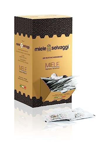 Miel italiana en sobre monodosis 6 g x 200 - Miele Selvaggi