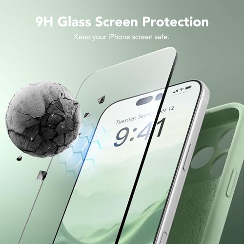 Image of Magnetic for iPhone 17 Pro Max Case, Compatible with MagSafe, [Full Camera Protection][Screen Protector] Silicone Shockproof Protective Phone Case for iPhone 17 Pro Max 6.9 inch, Light Cyan