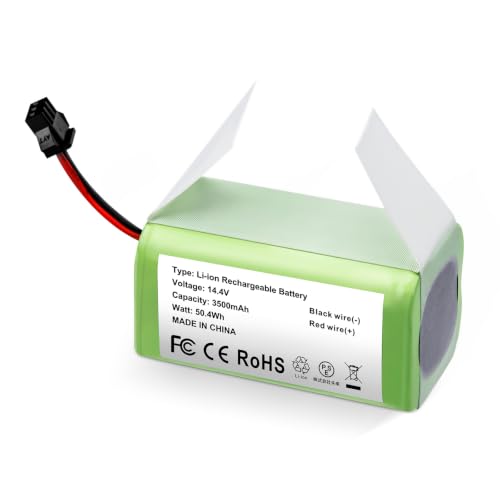 3500mAh 14,4V Li-Ion Batería para Conga Excellence 990, 950, 1090,DEEBOT N79S N79 Y Eufy RoboVac 11 11S MAX 12 15T 15C 15C MAX 30 30C 30 MAX 35C Ecovacs