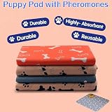 2026 Upgraded Washable Puppy-Pad with Pheromones, Pee Pads for Dogs, Washable Pee Pads for Dogs & Cats, Leak Protection, Non-Slip Base, Reuse, for Home & Travel (A+B, S 16×24in)