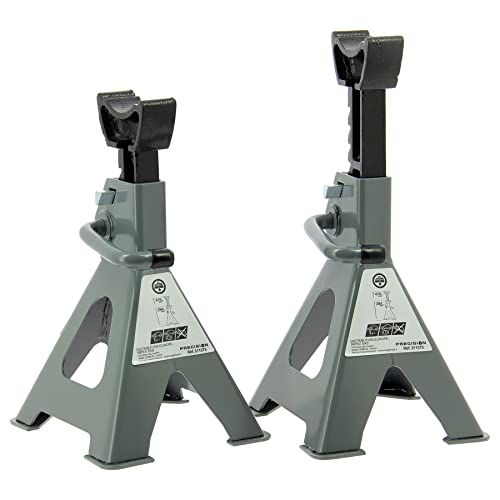 PRECISION-STEEL 2 chandelles à crémaillère 3T, Grigio