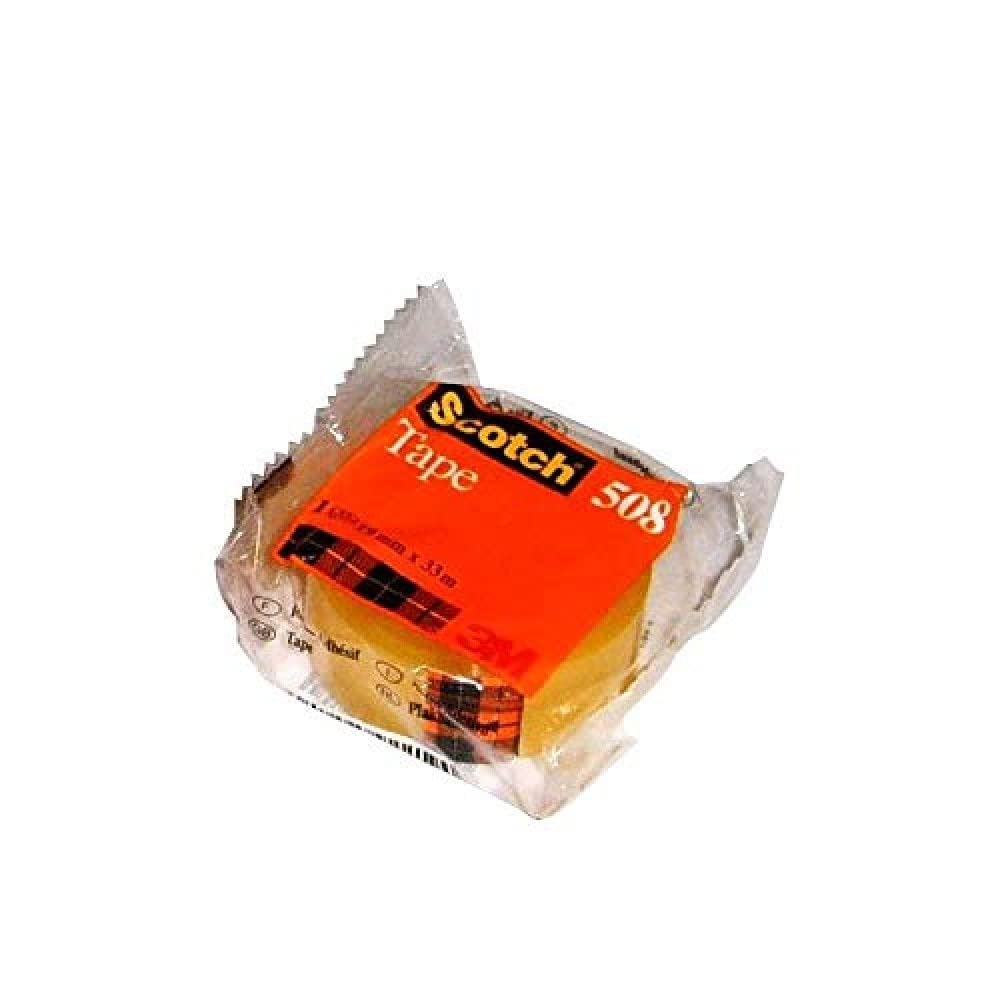 Scotch Brand – 66260 – Adhesive Tape in Sachets – 19 mm x 33 m – Clear Acrylic