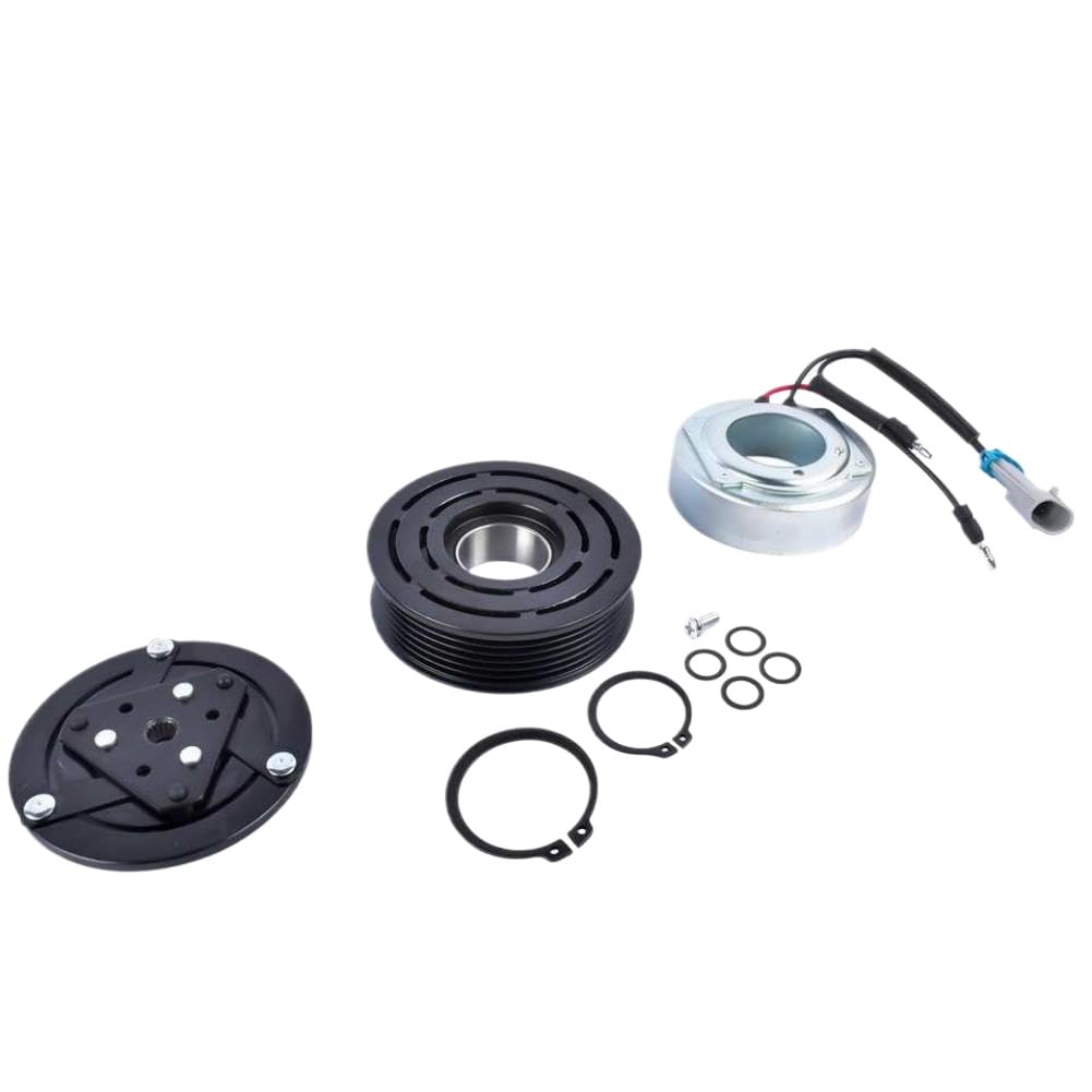 Qhtwuyqek Onecolor Ac Compressor Clutch Kit Compatible With Encore 1.4L L4 Gas Dohc 2013–2019 Turbocharged