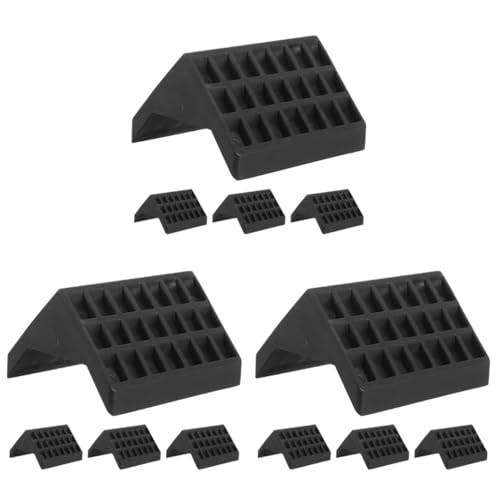 Kisangel 12pcs Table Tennis Table Corner Guards Plastic Protectors Easy Installation