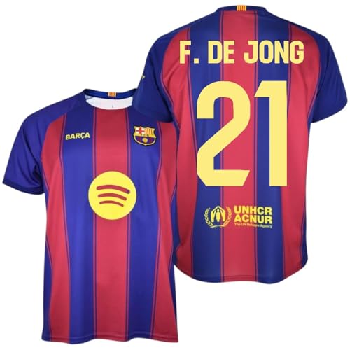 Camiseta De Jong 21 Barcelona el regalo ideal temporada 25-26 para aficionados