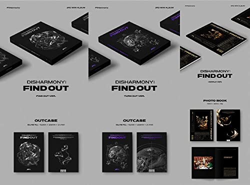 Álbum de fotos KAKAO M P1HARMONY - DISHARMONY: FIND OUT (3er álbum mini) versión TURN OUT (sin póster) miniatura 2