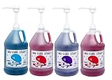 Sno-Cone Syrups-Gallons (Blue Raspberry-Cherry-Grape-Strawberry)