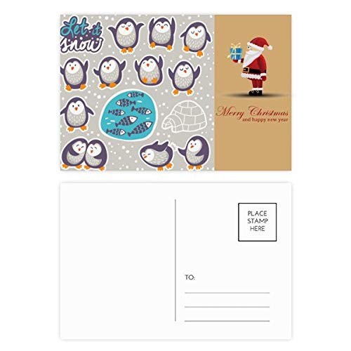Cartes postales pingouin de qualité supérieure, lot de 20 pour papeterie