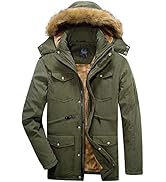 Yozai Men's Ski Jacket,Warm Winter Coats for Mens Winter Jacket Snowboard Jacket Snow Waterproof ...