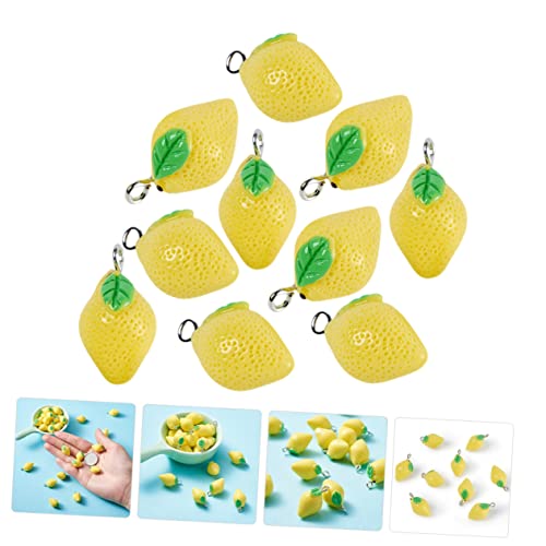 Amosfun 40 Pçs Brinco Pingente Pendente Pingentes Fabricação De Resina Para Ornamento Pulseira De Li