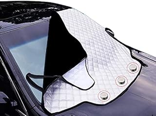 Car Windscreen Cover, URMI Car Windscreen Cover Frost Magnetic Car Protector Cover for Winter Windshield Ice Cover Car Front Window Sunshades Protector Cover Fits for Small Middle Cars (183×116 CM)