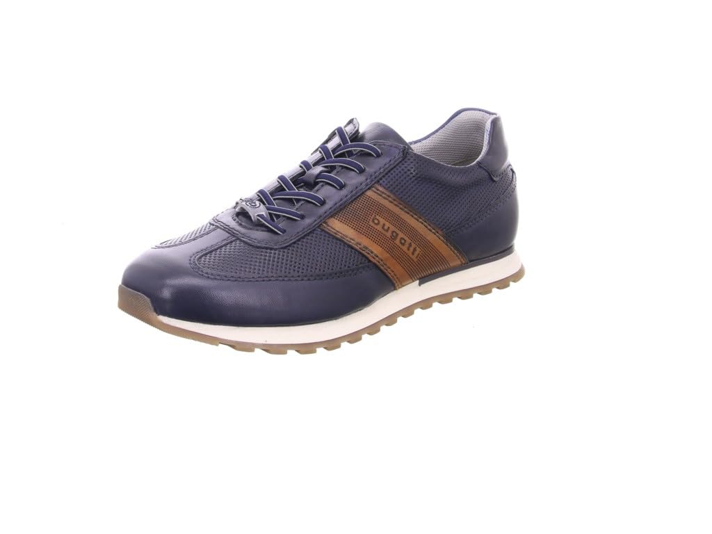 bugatti - Men's Lace-Up 331-ARX01, Dark Blue, 40, darkblue, 6 UK