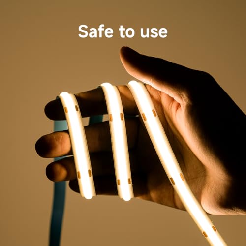 Tira de LED SEZO COB 16.4ft Luz Blanca Cálida 3000K miniatura 6