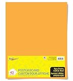 Orange Poster Board, Premium...
