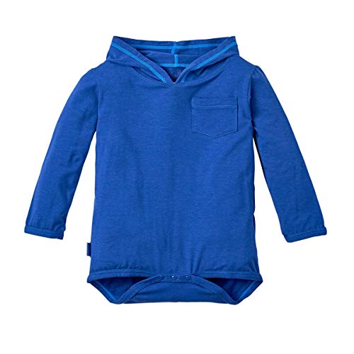 UV SKINZ UPF 50+ Baby Boys' Hooded Sunzie - Navy Blue - 6/12m