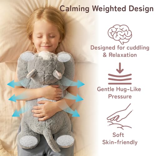 Image of Niuniu Daddy Weighted Cat Stuffed Animals Gift Box Set, 20 Inch 3.3 lbs Weighted Plushies, Heavy Calming Body Pillow for Sleeping, Sensory Lying Lap Pad Toy Companion for Kids and Adults