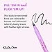Lime Crime Bushy Brow Pen, Smokey (Black Brown) - Thin Precision Eyebrow Pencils Define, Shape, Build, Fill In & Flick Up - Eyebrow Filler for Natural Looking Brows - Vegan & Cruelty-Free…