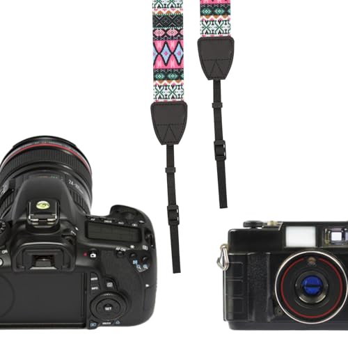 Aketek 1 X 70CM DSLR Camera Strap Neck Shoulder Strap Belt Color Pinstripe Suitable for CANON EOS Rebel T5i T4i T3i T3 T2i T1i XT XTi XSi SL1 DSLR Cameras
