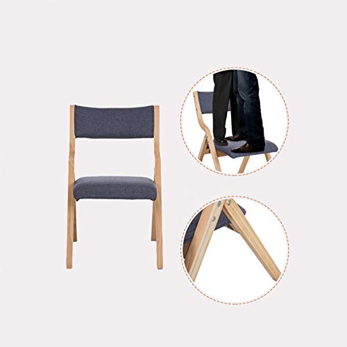 Chaise pliante bois portable compacte pour le manque de place maison