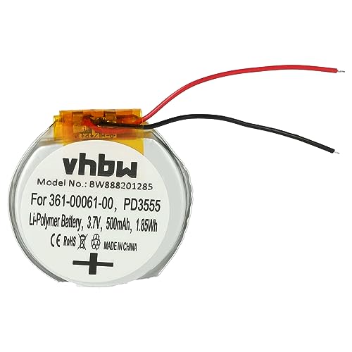 vhbw Batería Compatible con Garmin Fenix 2, 1 smartwatch, Reloj de Actividad (500 mAh, 3,7 V, Li Poli) + Herramientas