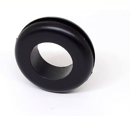KRIONKART Open Rubber Grommets 6mm 9mm 12mm 15mm 19mm 25mm Electrical Wire Cable Grommet (9mm)