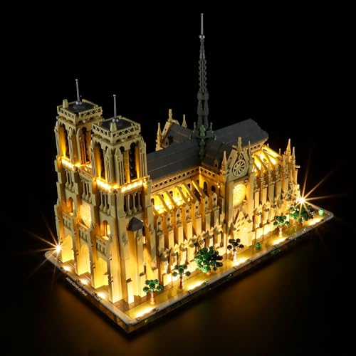 Image of LIGHTAILING Light Set for Lego-21061 Notre-Dame de Paris - LED Lighting Set Compatible with Lego Building Blocks Model - Model Set Not Included