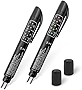 2PCS Brake Fluid Liquid Tester Pen, Brake Fluid Tester with 5 LED Indicators, Brake Fluid Liquid Testing Pen for DOT 3 DOT 4 DOT 5.1 Vehicle, Auto Tester Tool, Diagnostic Testing Tool