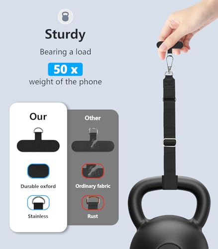 2-Pack Python Trend One Universal Nylon Cell Phone Crossbody Lanyard $4.99 + Free Shipping w/ Prime or on $35+ + 50% Off Code A5LTU9QB Prime - image 3