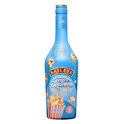 Baileys Toffee Popcorn Liqueur | 17% vol | 70cl | Aromas of Butter & Cream | Perfect for Movie Nights | Enjoy Over Ice or in Cocktails