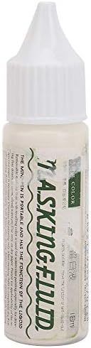 Watercolour Protection Artist Watercolor Masking Fluid, Pigment Covering Liquid with Large ...