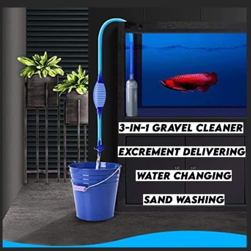 LL Products Gravel Vacuum for Aquarium Fish Tank Gravel Cleaner